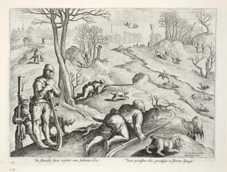 Entenjagd, Illustration aus 